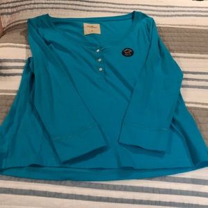 Gorgeous hollister 3/4 sleeve top